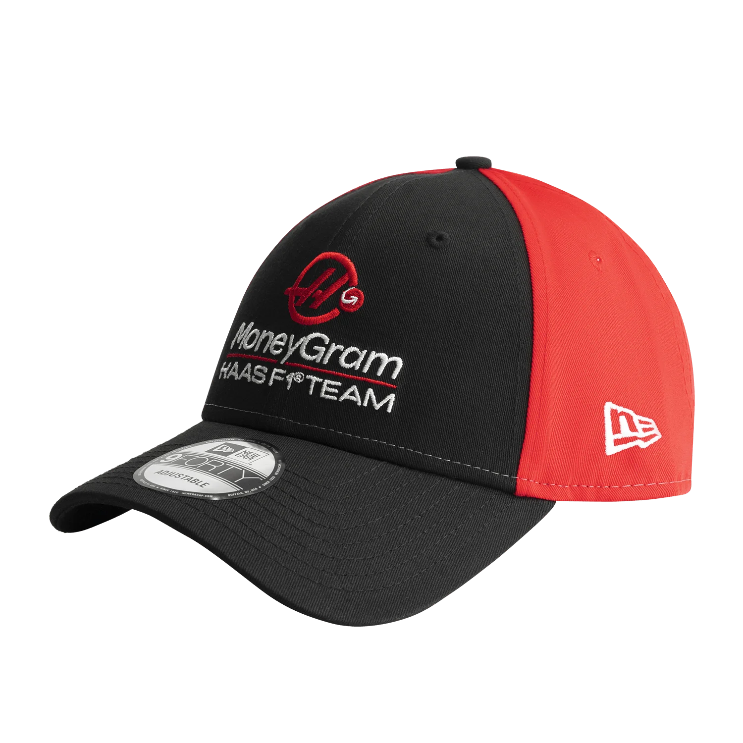 901363_Haas F1 - New Era MoneyGram Haas F1 Team 9FORTY Full Logo Cap 2024 (1)